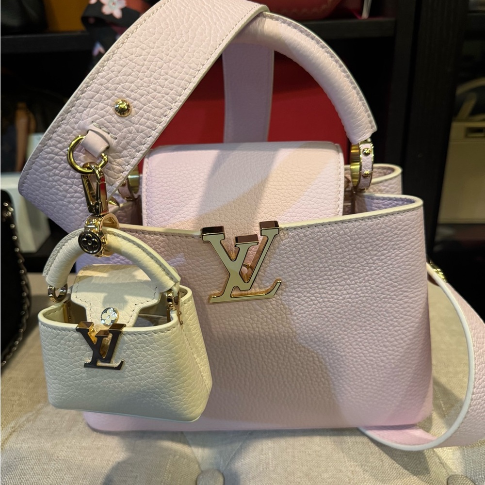 Louis Vuitton Rare Pink Minime Cappuccines BB